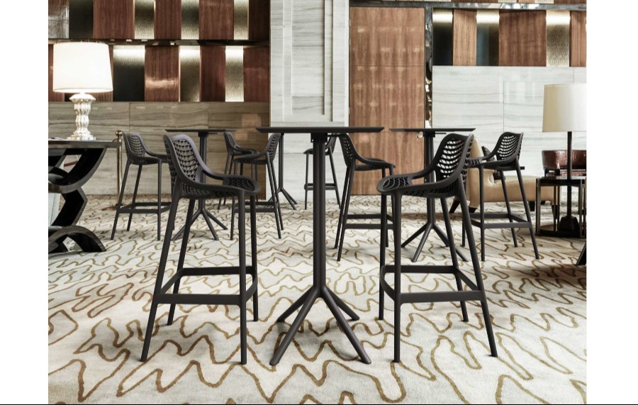 Siesta Sky Bar Table 3 Piece with Air 75 Bar Stools